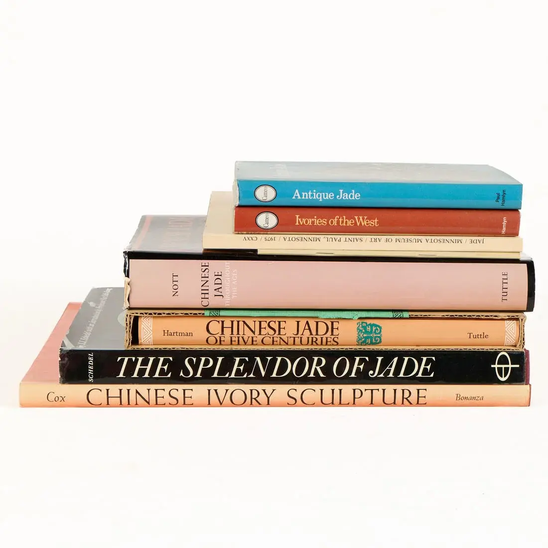 8 Asian Art Chinese Jade Reference Books