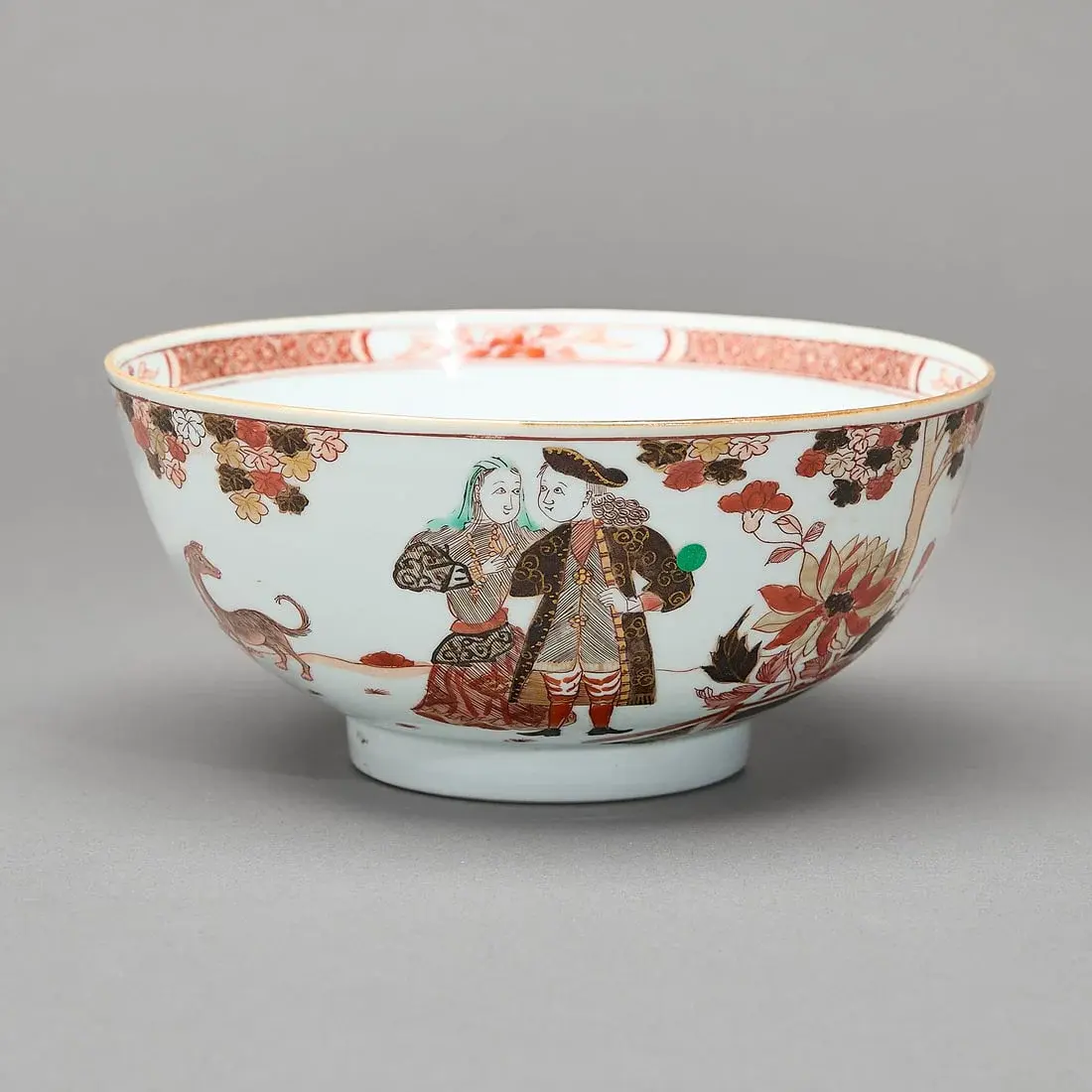 Small Chinese Export Governor Duff Bowl