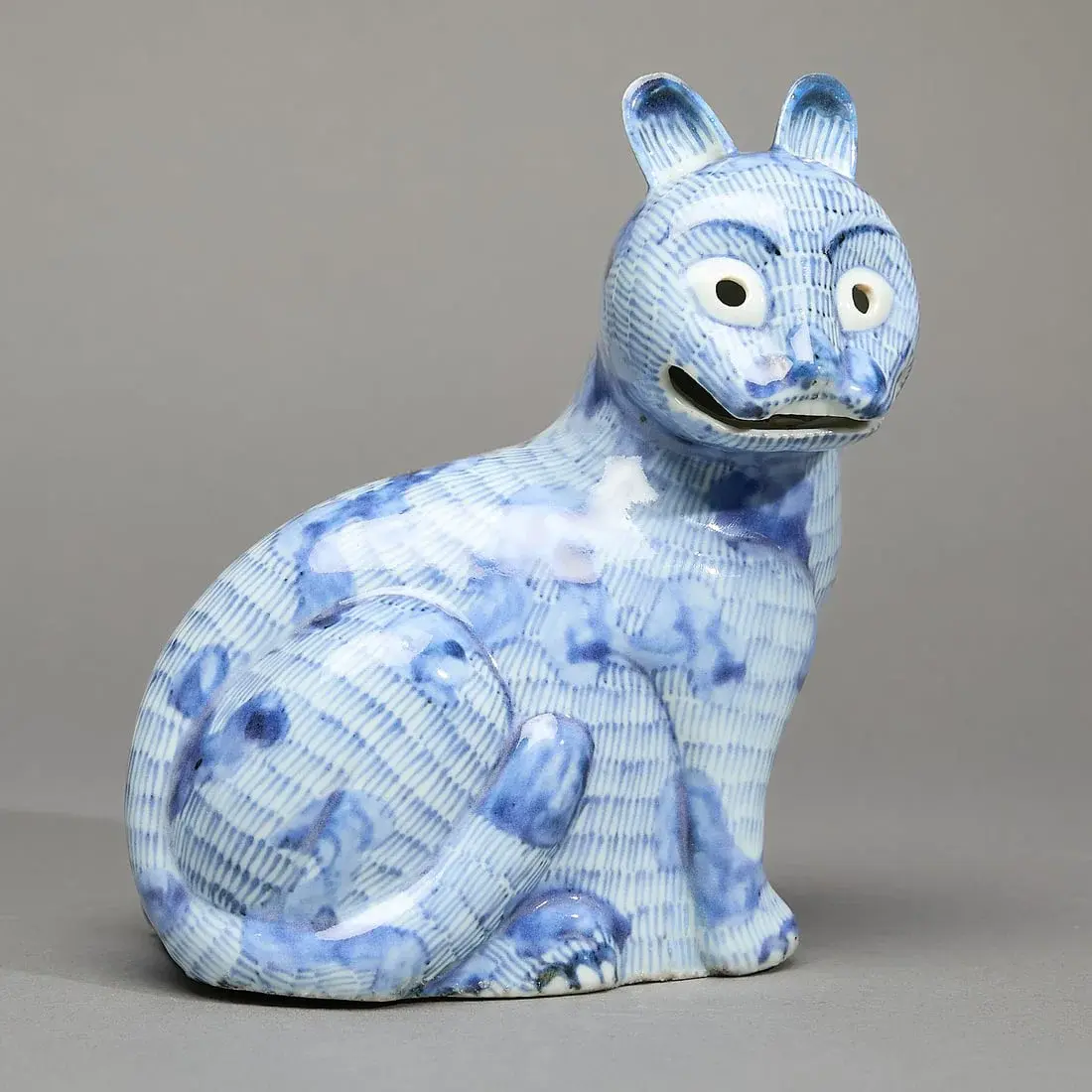 Rare Blue & White Cat Nightlight