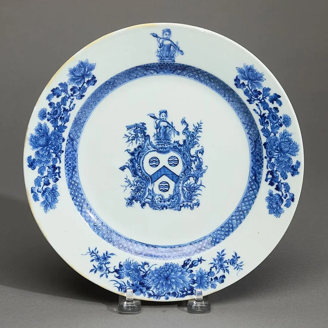 Chinese Export Armorial Plate - Sykes