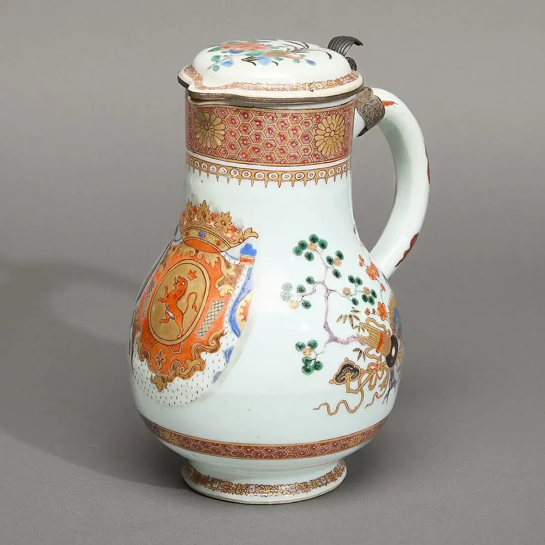 Chinese Export French Market Armorial Jug