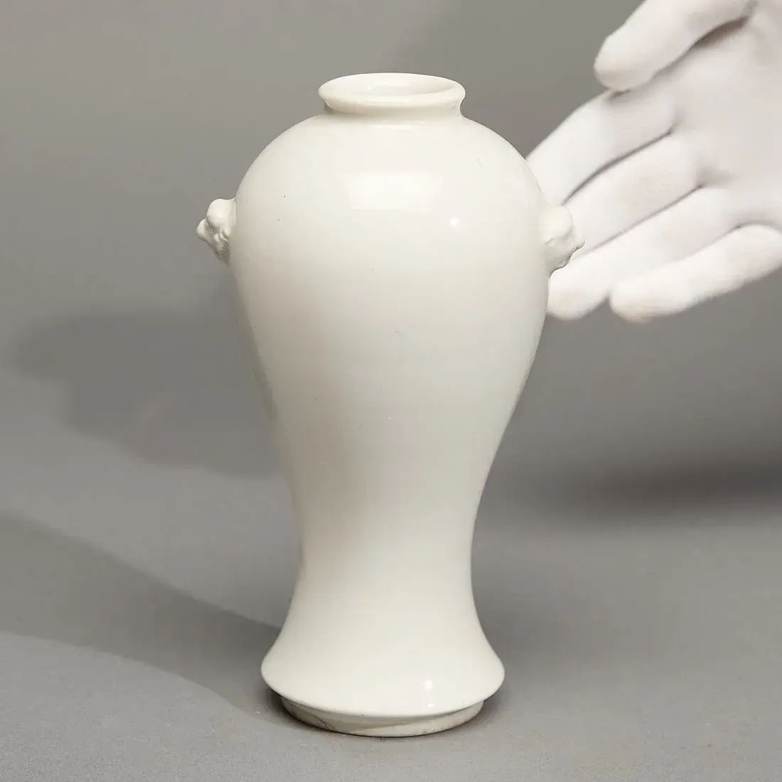Chinese Blanc de Chine Porcelain Meiping Vase