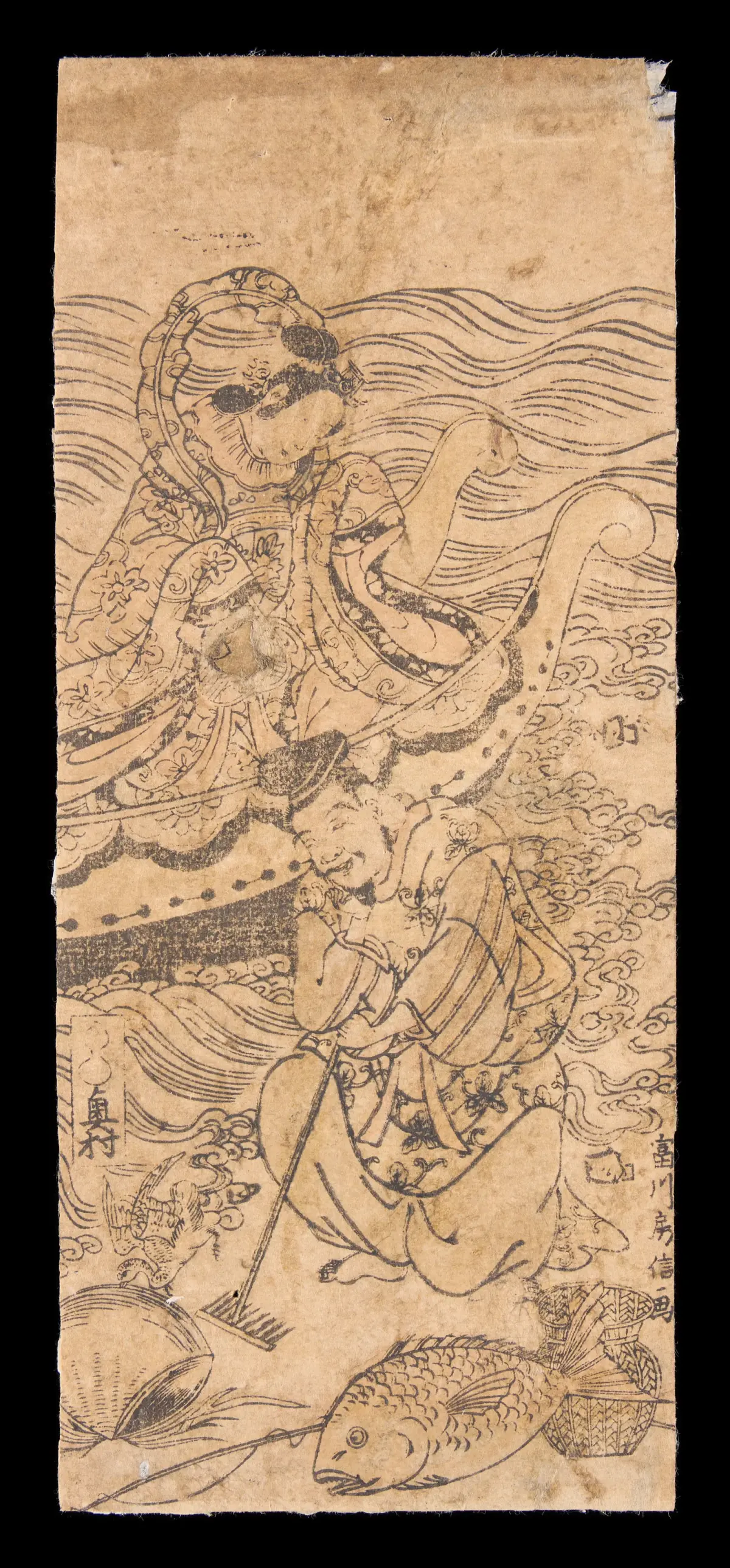 Japanese Sumizuri-e Woodblock Print