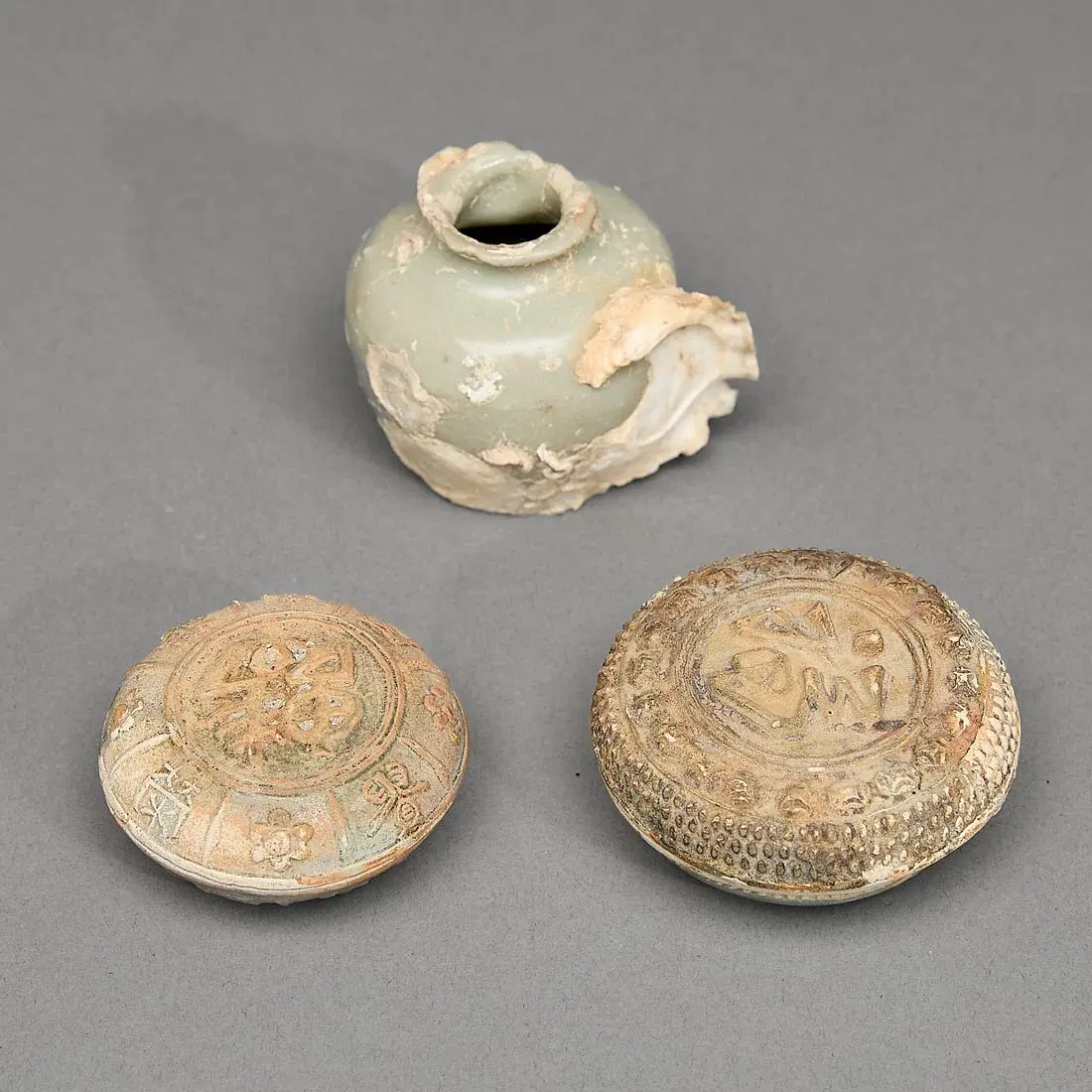 3 Pcs Chinese Hatcher Cargo Shipwreck Ceramics