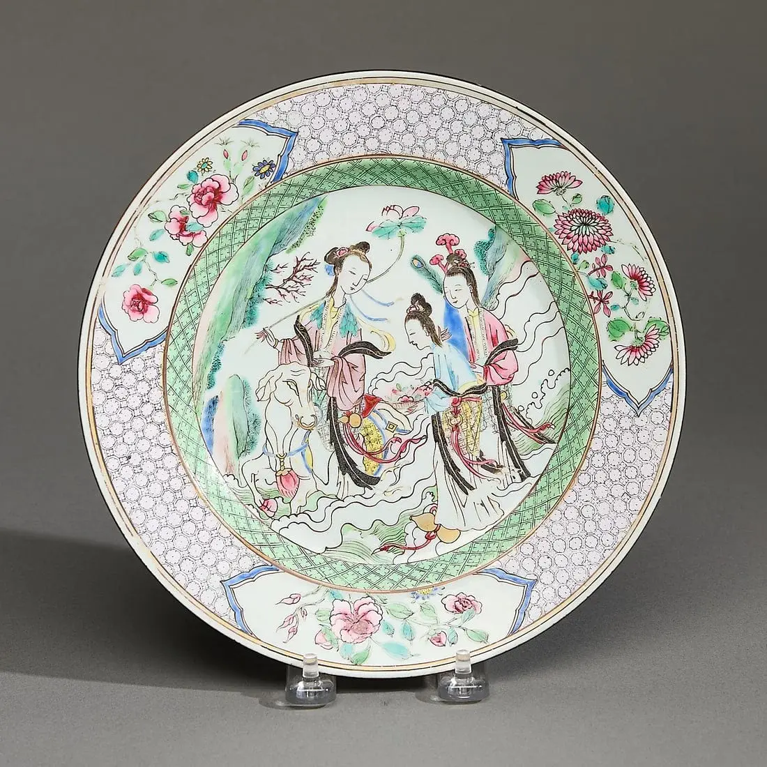 Chinese Export Famille Rose Plate