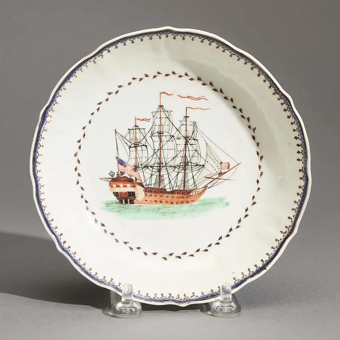 Chinese Export American Market Saucer
