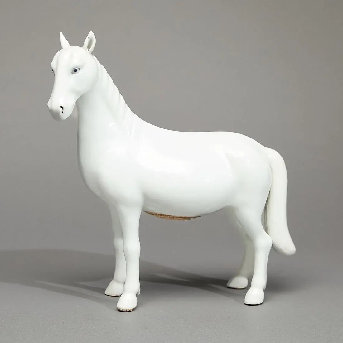 Chinese Export Blanc de Chine Porcelain Horse