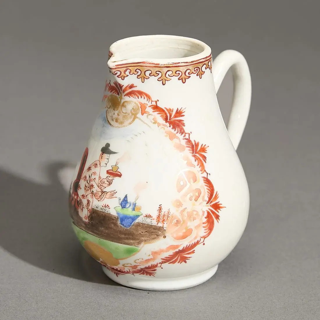 Chinese Export Meissen Style Milk Jug