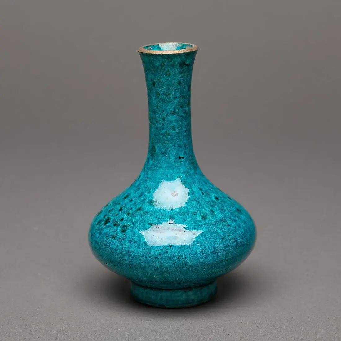 Chinese Qing Porcelain Tianqiuping Flambe Vase