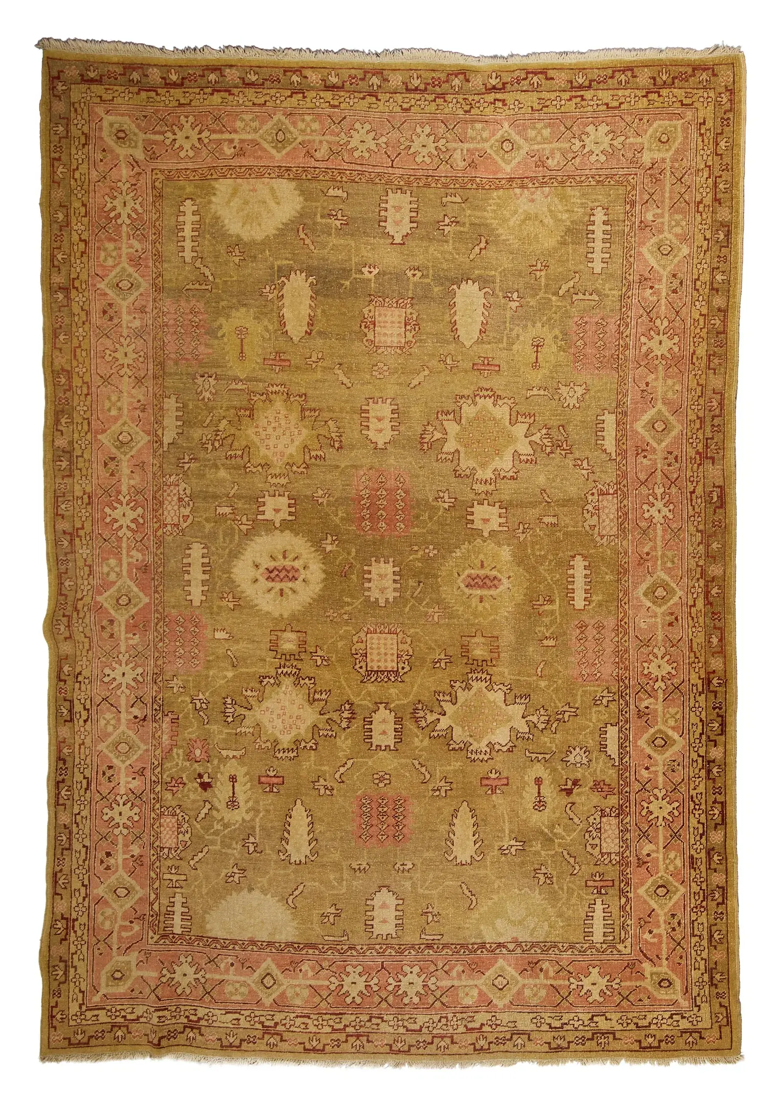 20th c. Amritsar Indian Wool Rug 12'4"x8'10"