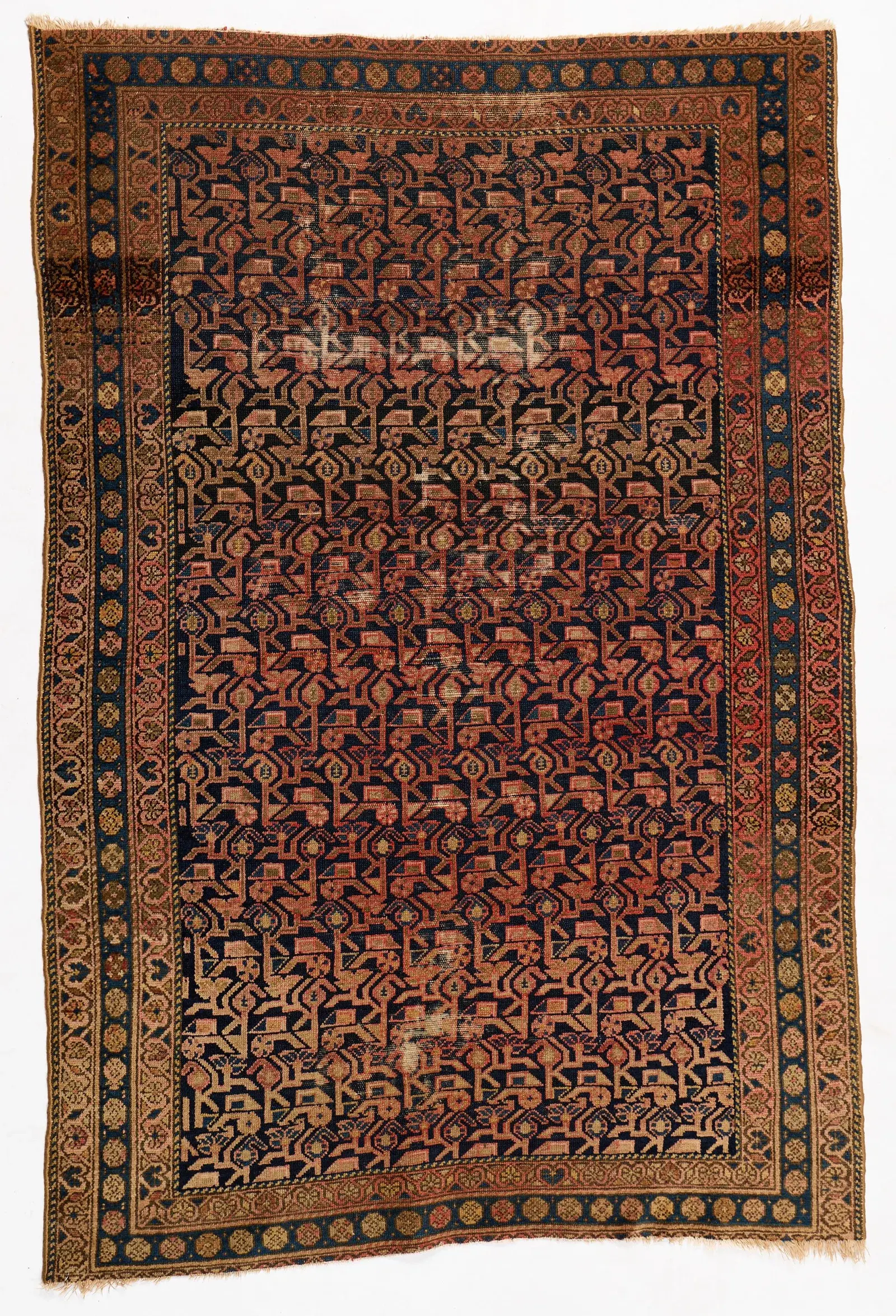 Early 20th c. Persian Malayer Rug 6'4"x4'3"
