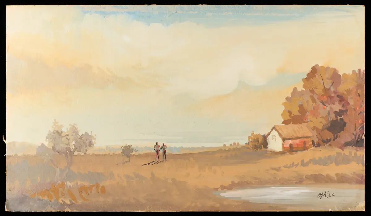 Attr. Narayan Shridhar Bendre Gouache Painting