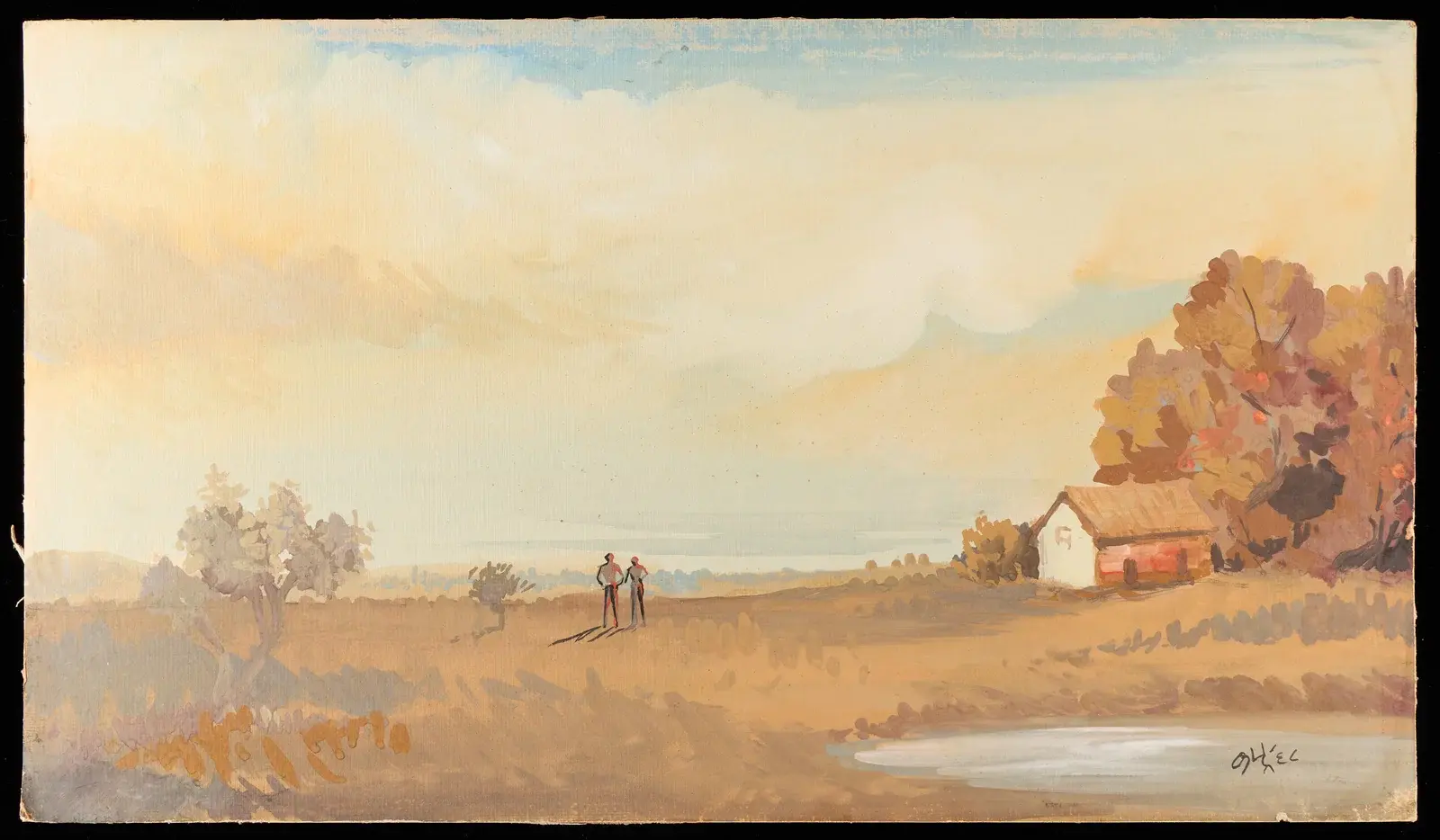 Attr. Narayan Shridhar Bendre Gouache Painting