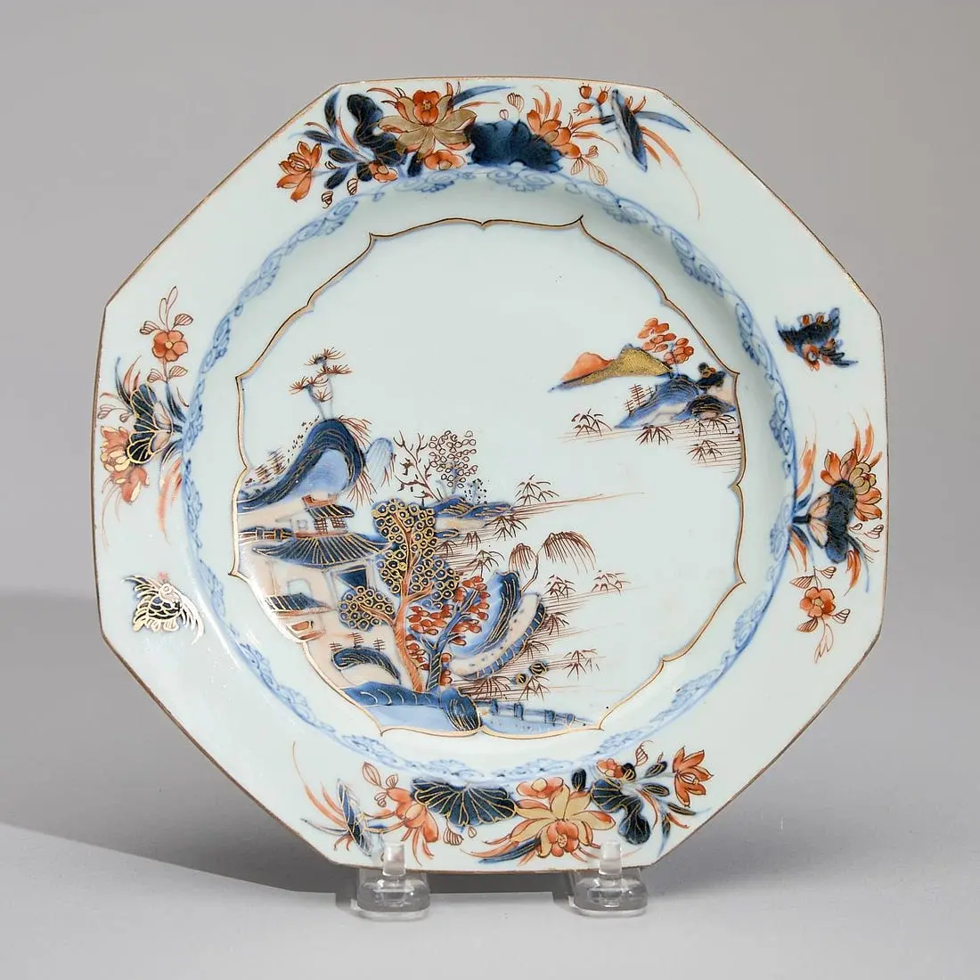 Chinese Imari Octagonal Plate