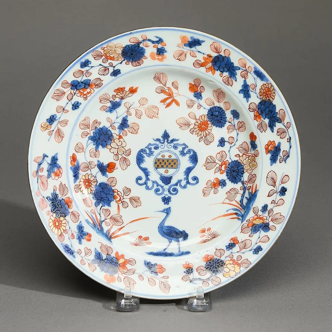 Rare & Early Chinese Armorial Plate Pitt of Dorset