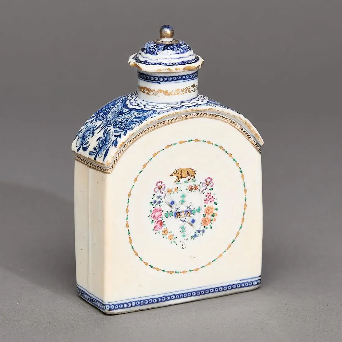 Chinese Export Fitzhugh Tea Caddy - Braddyll
