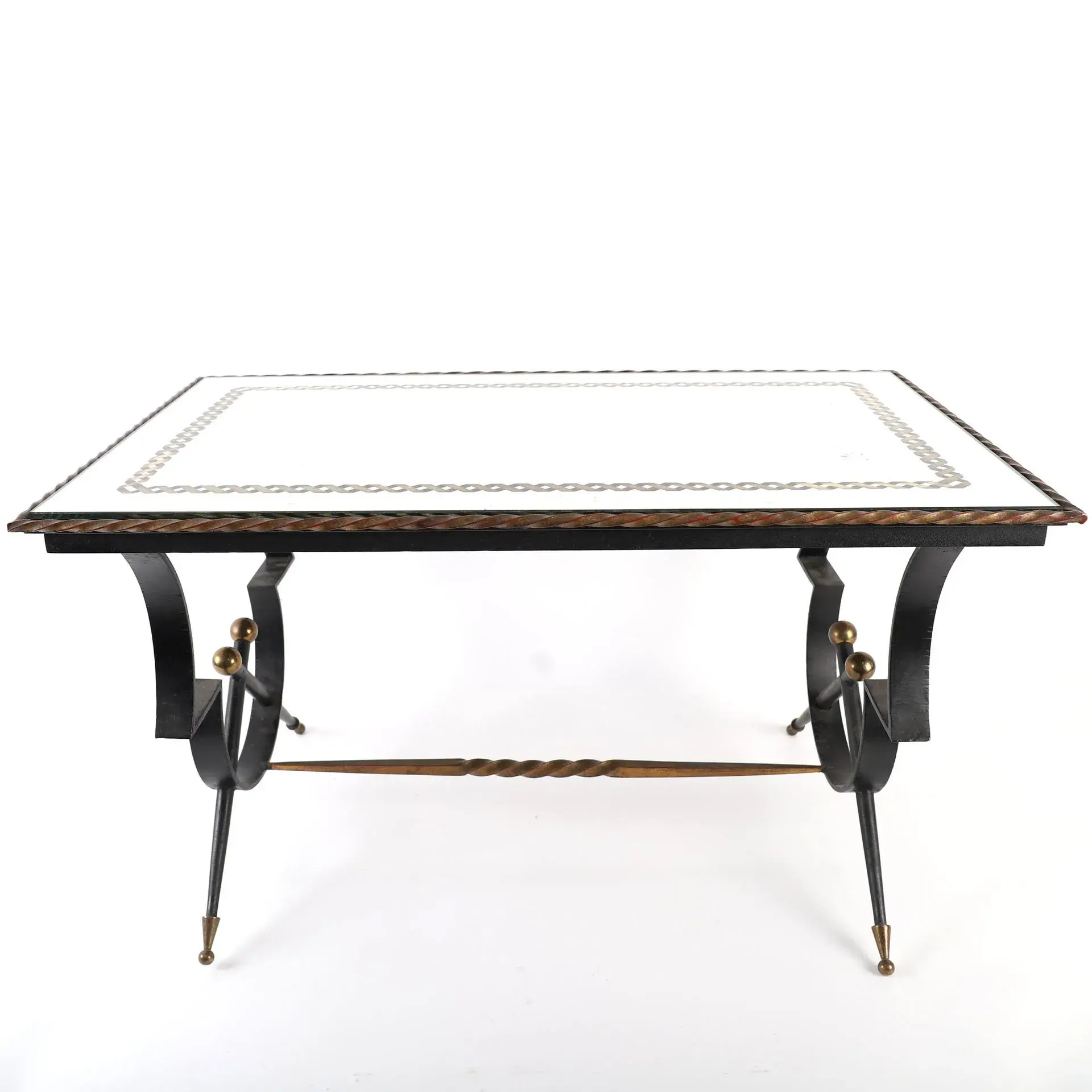 BEAUTIFUL COFFEE TABLE in the style of Gilbert POILLERAT (19 - Lot 198