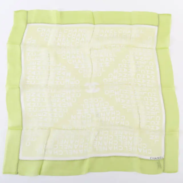 SMALL ANISE GREEN SCARF - Lot 107