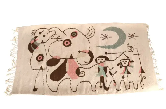 TAPESTRY IN THE STYLE OF Joan MIRO (1893-1983) - Lot 321