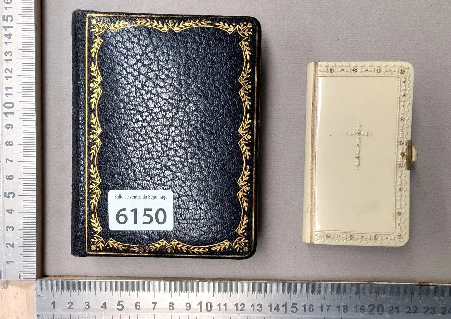 2 small antique religious books, 1913–1921—See photos for dimensions
