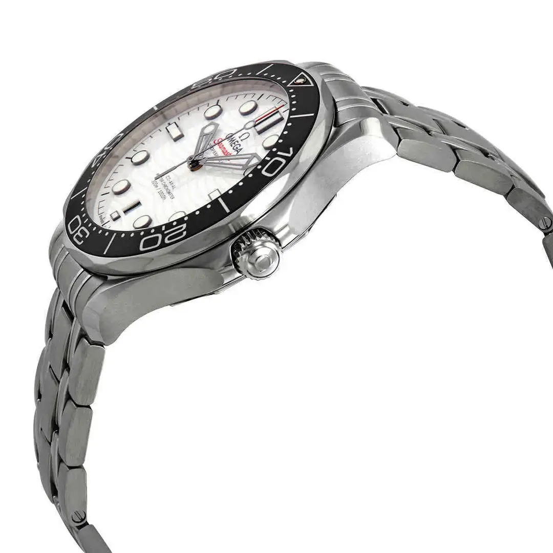 Omega Seamaster Diver Wave 300M White Dial 42mm 210.30.42.20.04.001