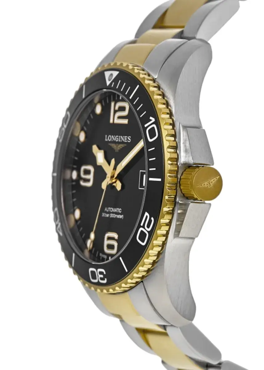 Longines Hydroconquest Diver Steel / yellow PVD 41mm L3.781.3.56.7