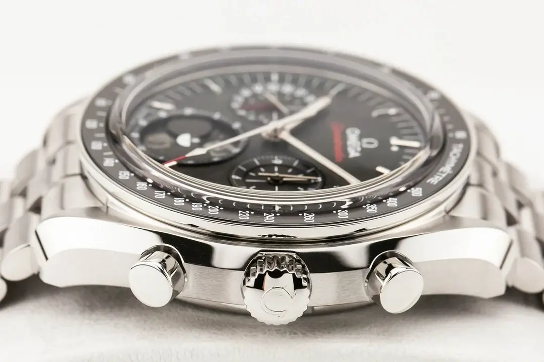 Omega Speedmaster Moonphase Meteorite Black dial 43mm 304.30.43.52.01.001