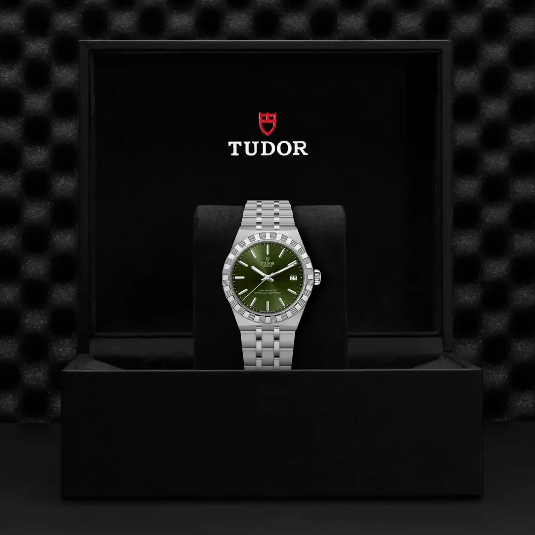 Tudor Royal Green dial 36mm M2836C1A0-0103 Bracelet T fit clasp