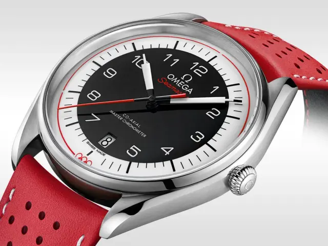 Omega Olympic Official Timekeeper Limited Edition 39.5mm Red 522.