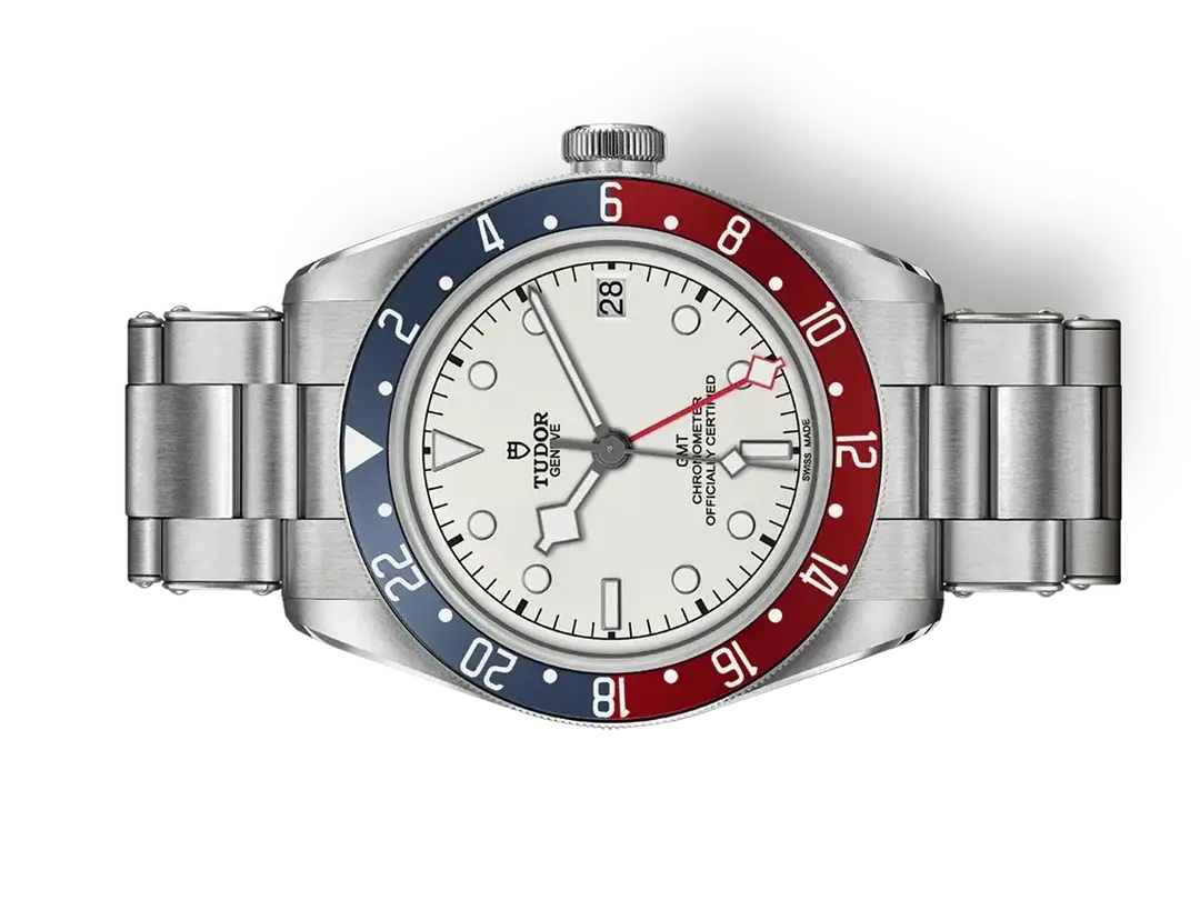 Tudor BLACK BAY GMT Pepsi White Dial Mens Watch 41 M79830RB-0010