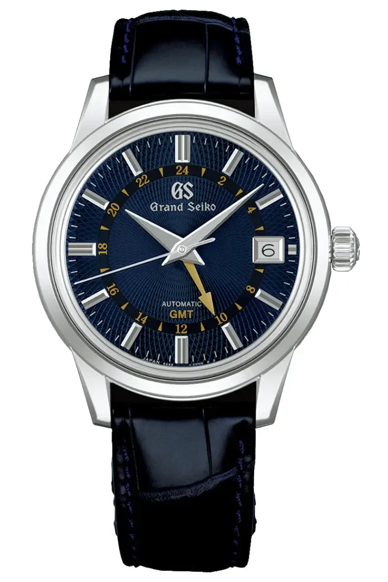Grand Seiko Elegance Collection Blue dial 39.5mm SBGM257 Leather strap