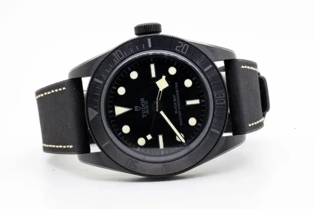 Tudor Black Bay Ceramic Black dial Mens Watch M79210CNU-0001
