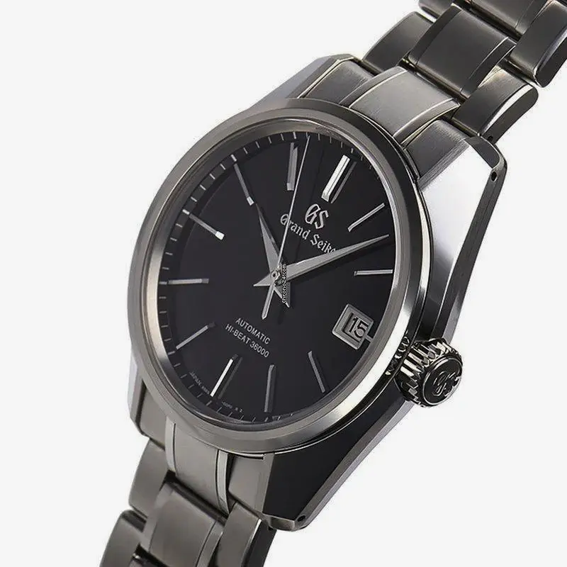 Grand Seiko Heritage Hi-Beat 36000 Black Dial 40mm SBGH245 bracelet