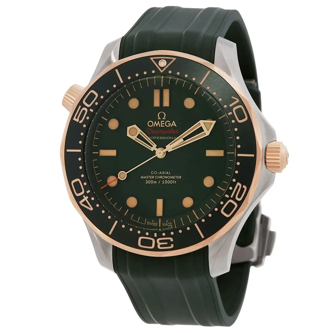 Omega Seamaster Diver 300 42mm Green dial 210.92.42.20.10.001 Bronze