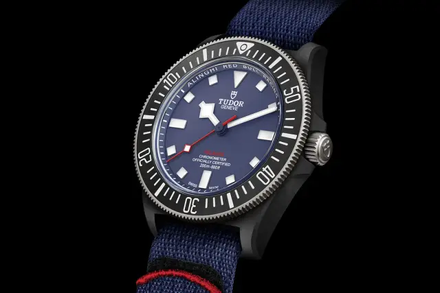 Tudor Pelagos FXD Alinghi Red Bull Blue dial strap Limited 42 M25707KN-0001