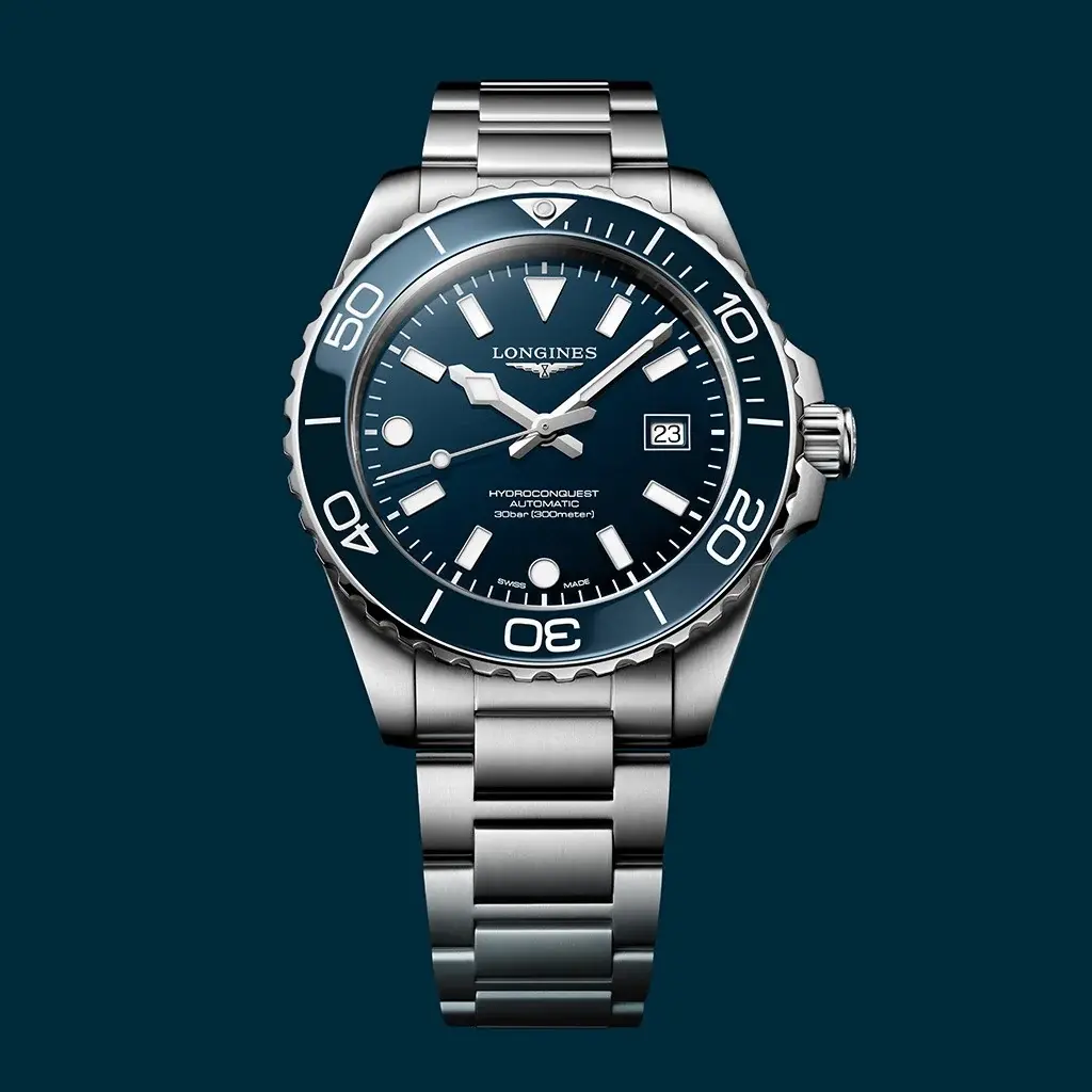 Longines Hydroconquest Blue dial 42mm L3.788.4.96.6 Bracelet