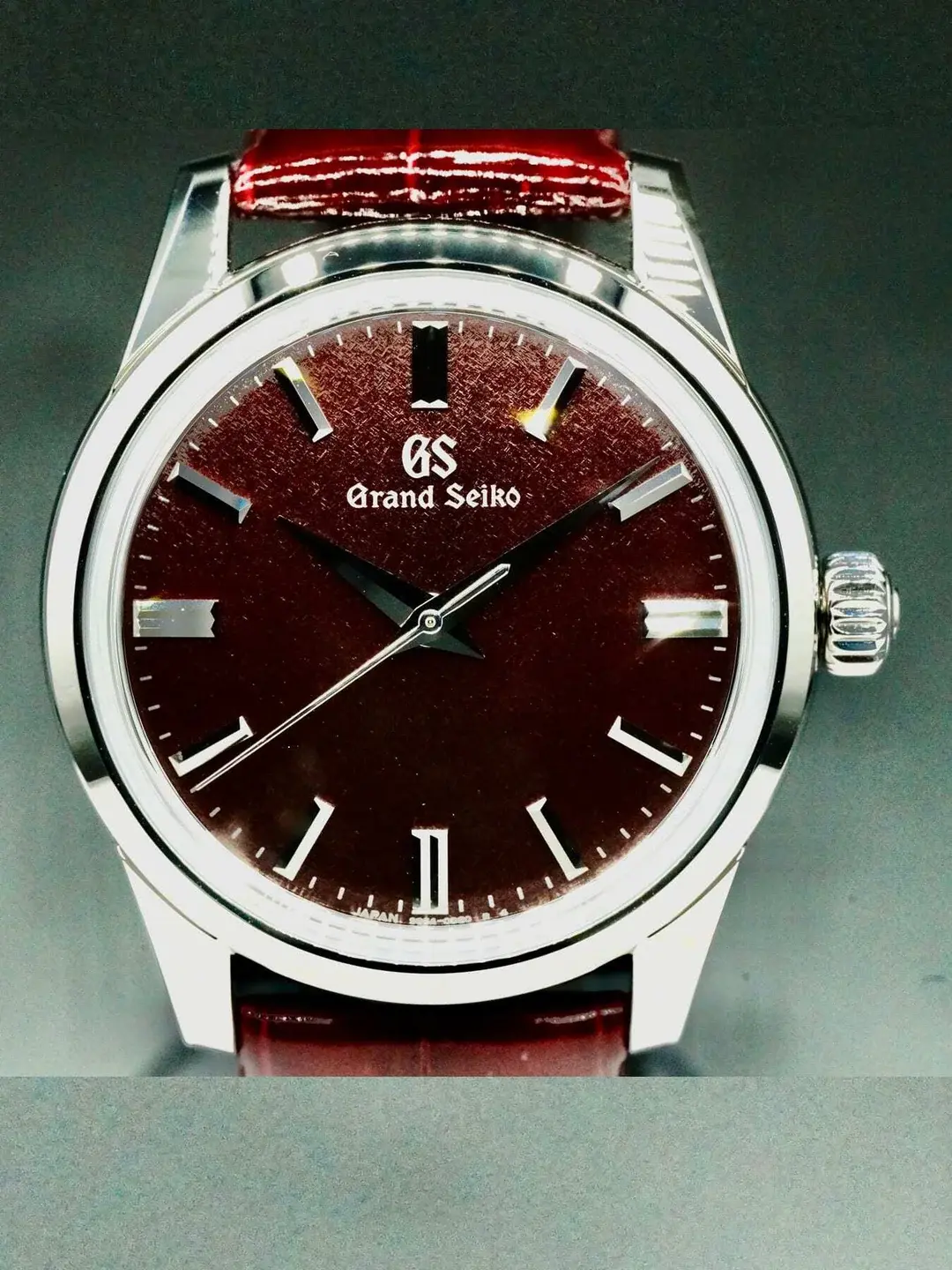 Grand Seiko Elegance Flow of Seasons Burg dial 37.3mm SBGW287 Red Croc strap