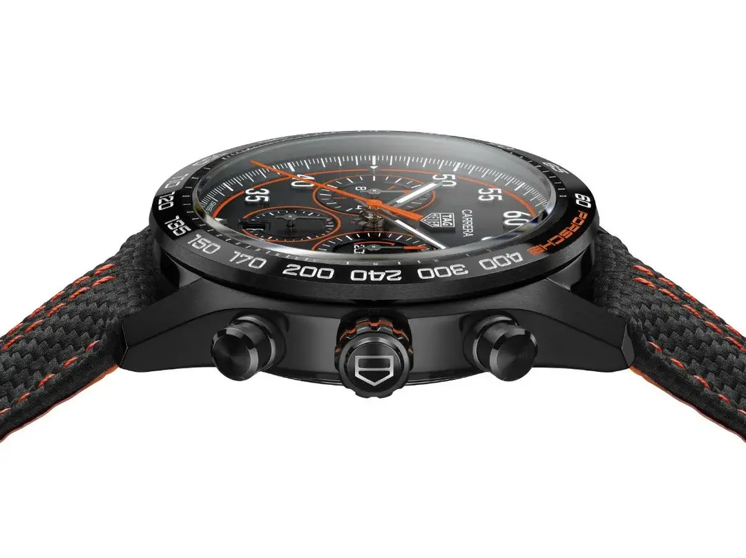 TAG Heuer Carrera Porsche Chronograph Mens Watch 44mm Ref#CBN2A1M.FC6526