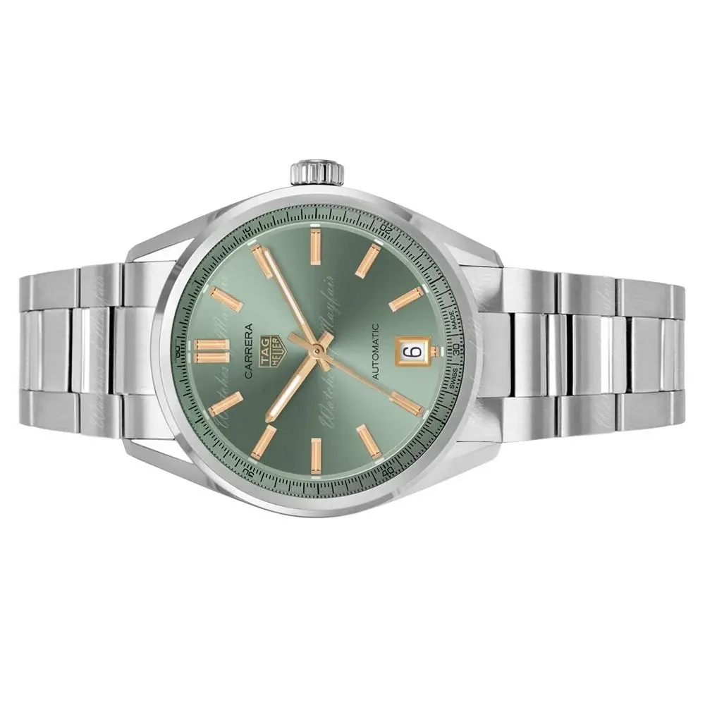 TAG Heuer Carrera Calibre Date Green dial 36 WBN2312.BA0001 Bracelet