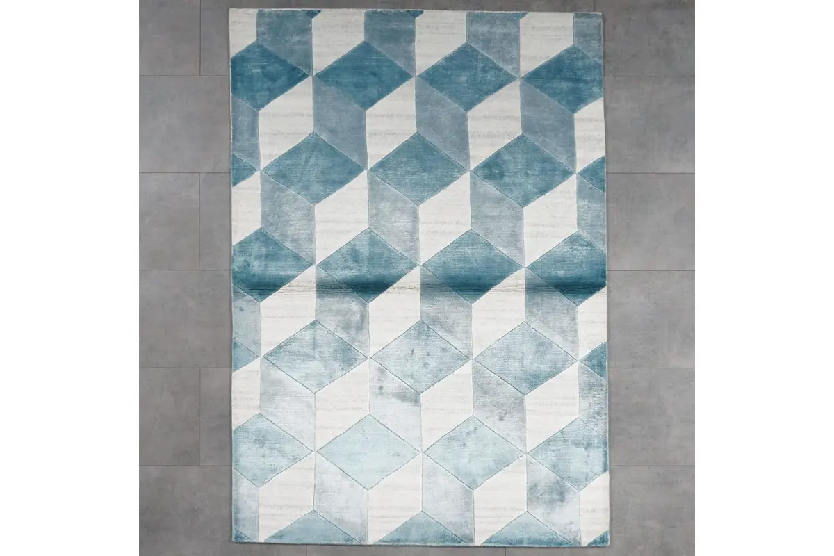 Käsinsolmittu matto, 176 x 123 cm, Intia