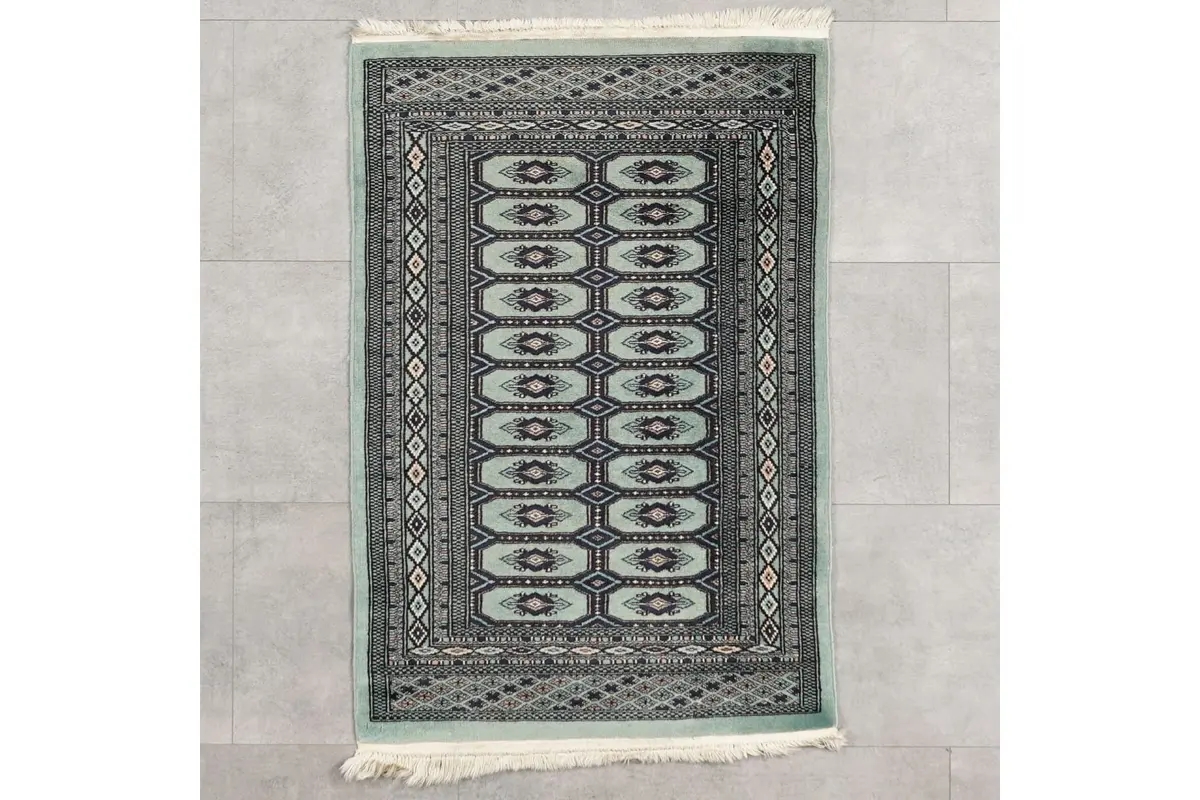 !Käsinsolmittu matto, 93 x 63 cm, Pakistan