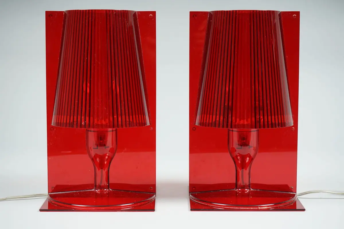 2 kpl, KARTELL, "Take", pöytävalaisimia, 2000-luku