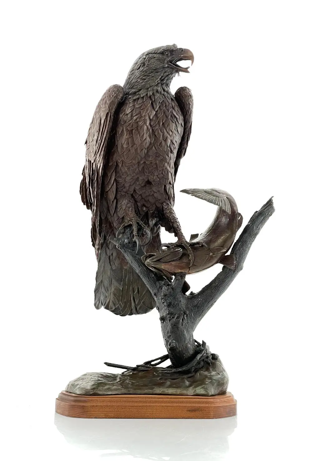 WILLIAM HALD "AMERICAN FISHERMAN" BRONZE SCULPTURE