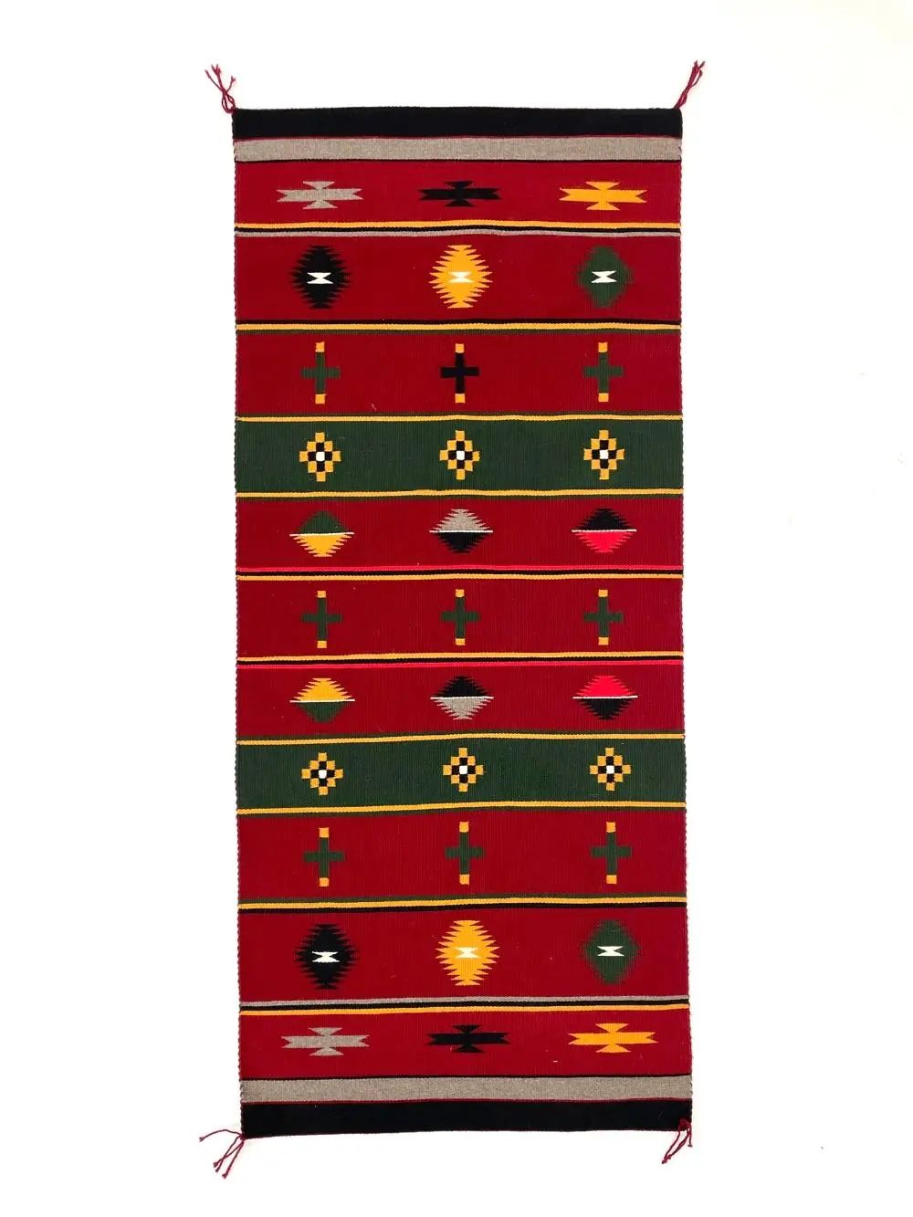 BESSIE YAZZIE NAVAJO GERMAN TOWN REVIVAL WEAVING