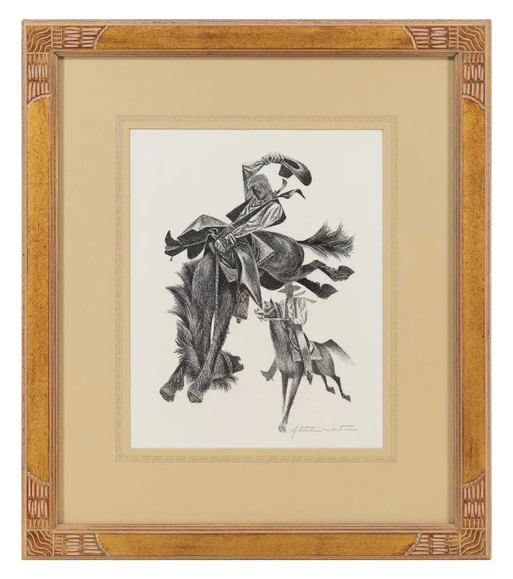 FLETCHER MARTIN "HIGH, WIDE, AND HANDSOME" LITHOGRAPH
