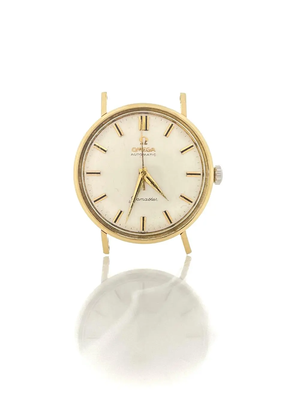 OMEGA SEAMASTER DEVILLE 14K YELLOW GOLD AUTOMATIC WATCH