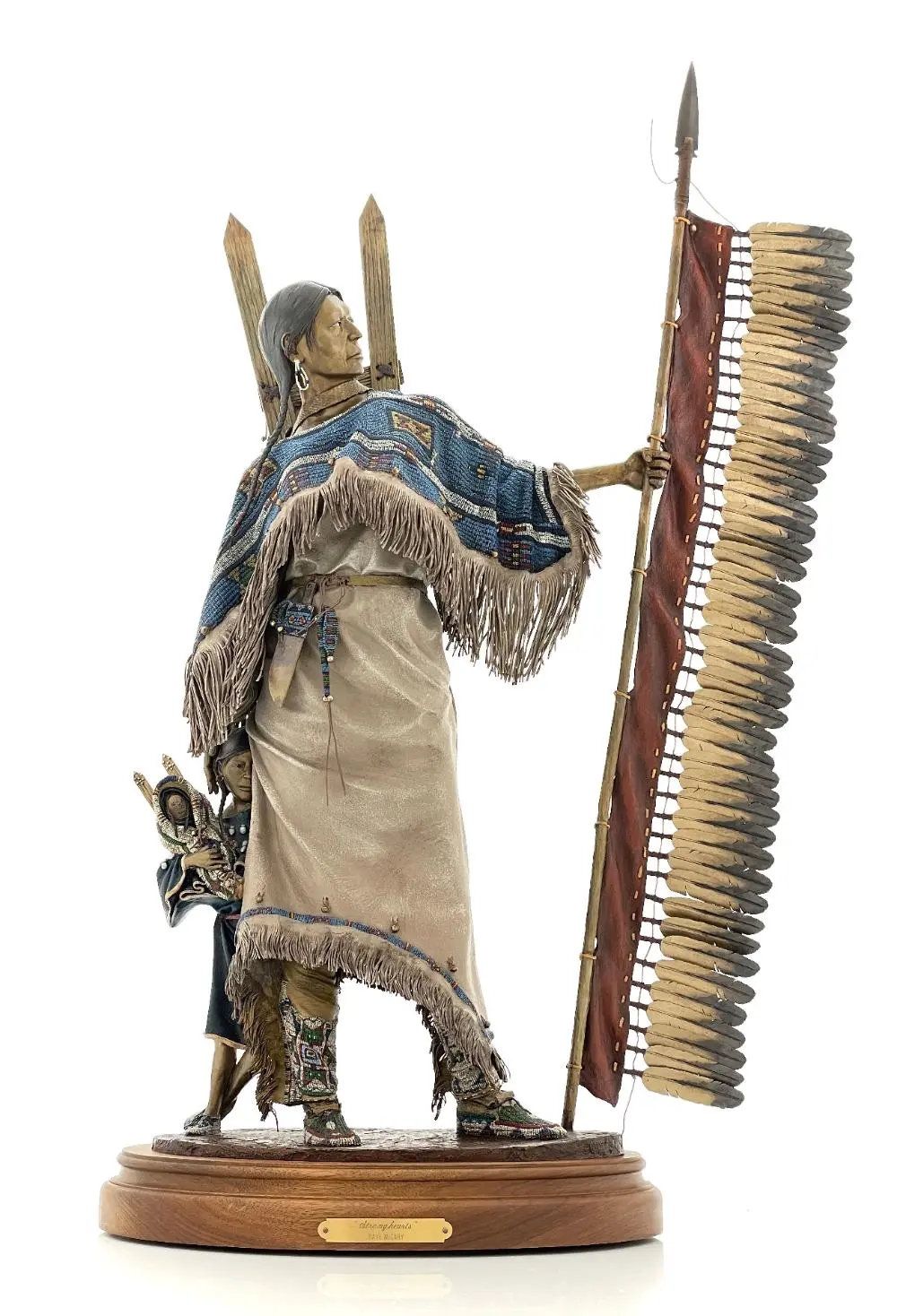 DAVE MCGARY "STRONGHEARTS" BRONZE SCULPTURE