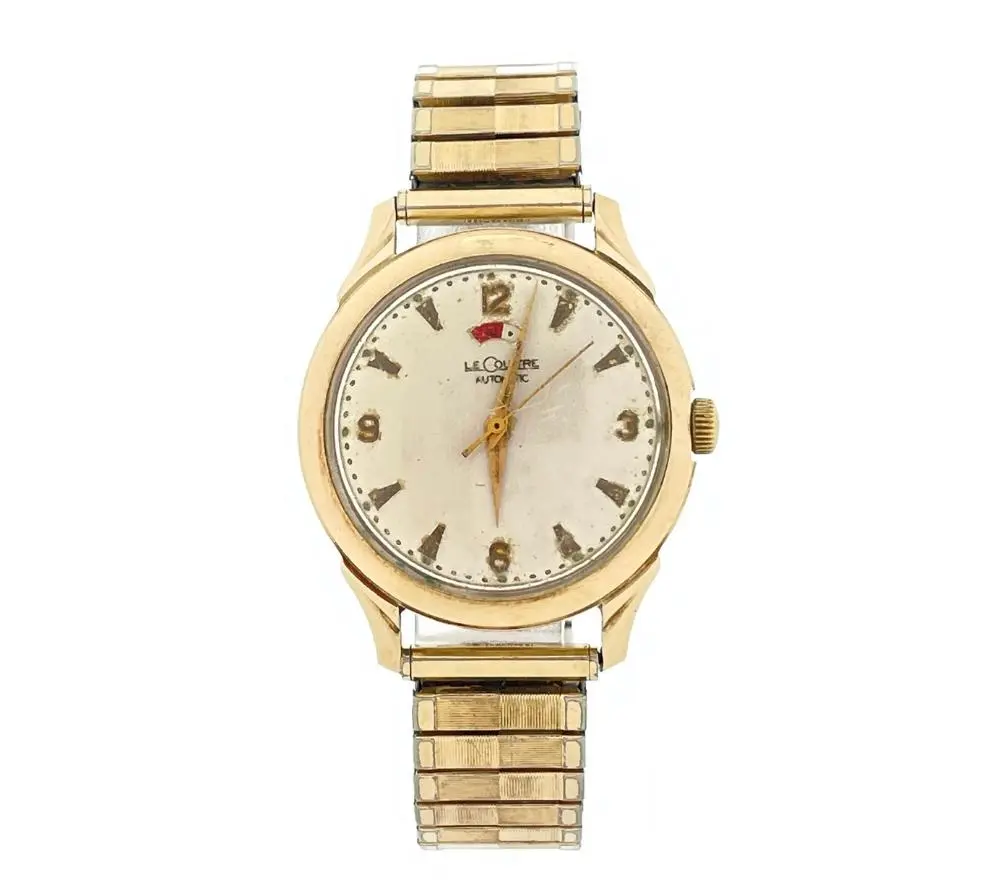 VINTAGE JAEGER-LECOULTRE CLASSIC 10K GOLD FILLED 481 BUMPER AUTOMATIC WATCH