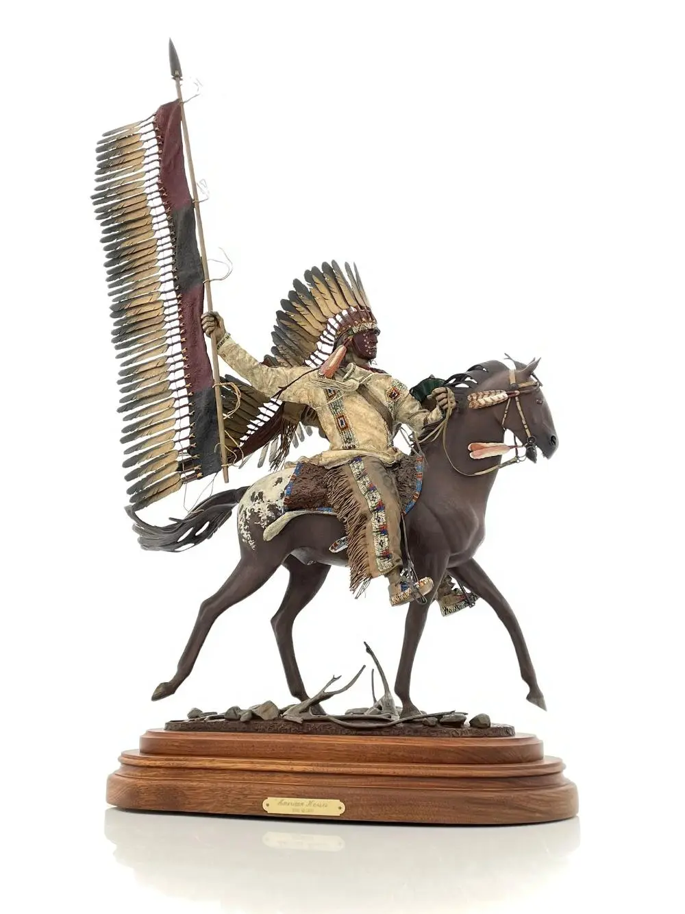 DAVE MCGARY "AMERICAN HORSES" BRONZE SCULPTURE