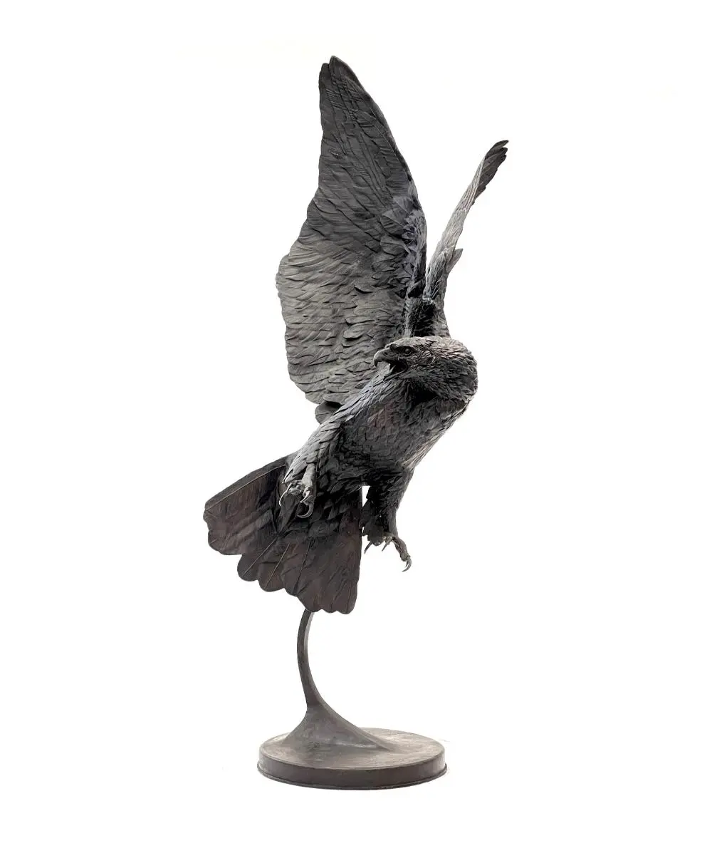 WILLIAM HALD "GOLDEN EAGLE" BRONZE SCULPTURE
